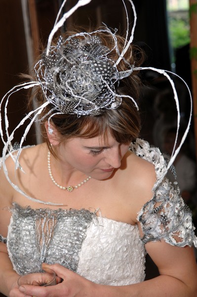 textile art hat